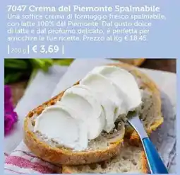 Bofrost 7047 Crema del Piemonte Spalmabile offerta
