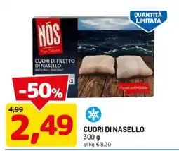 DPiù Nós cuori di filetto di nasello offerta
