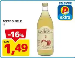 DPiù Aceto di Mele Villa Lanfranca offerta