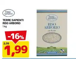 DPiù Terre Sapienti Riso Arborio offerta