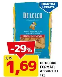DPiù De Cecco formati assortiti offerta