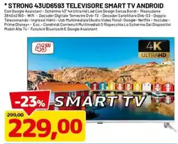 DPiù Strong televisore smart tv android offerta
