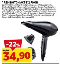 DPiù Remington Asciugacapelli AC5912 offerta