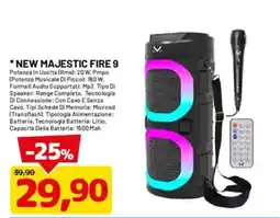 DPiù New Majestic Fire 9 offerta