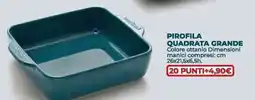 Coop Pirofila quadrata grande offerta