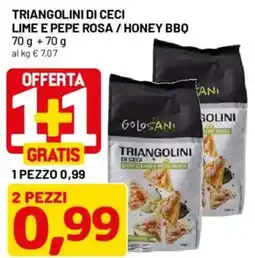 DPiù Triangolini di Ceci Golosani offerta