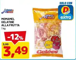 DPiù Momamel gelatine alla frutta offerta