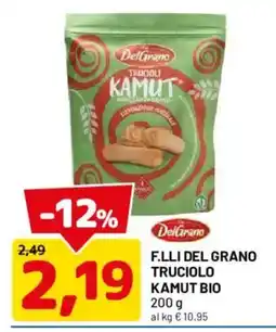 DPiù F.LLI DEL GRANO TRUCIOLI KAMUT BIO offerta