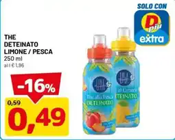 DPiù The alla Pesca Deteinato offerta