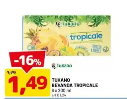 DPiù Tukano bevanda tropicale offerta