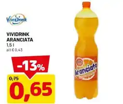 DPiù Vividrink Aranciata offerta