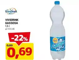 DPiù Vividrink Gassosa offerta