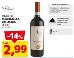 DPiù Rilento Nero d'Avola offerta