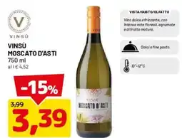 DPiù Vinsù Moscato d'Asti offerta
