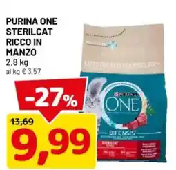 DPiù Purina One sterilcat ricco in manzo offerta