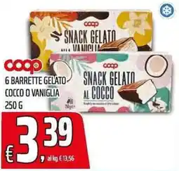 Coop Snack gelato coop offerta