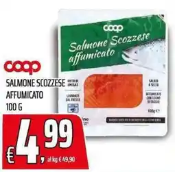 Coop Salmone scozzese affumicato offerta