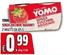 Coop Yomo senza zuccheri aggiunti offerta