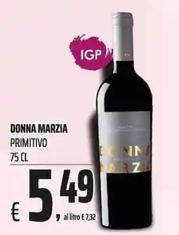 Coop Donna Marzia Primitivo offerta