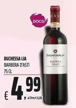 Coop Duchessa Lia Barbera d'Asti offerta