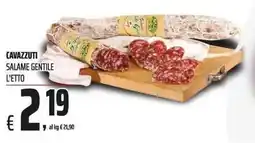Coop Salame Gentile Cavazzuti offerta