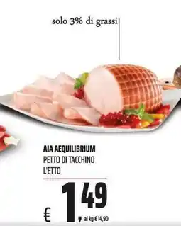Coop Aia Aequilibrium petto di tacchino offerta