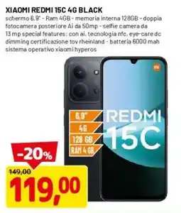 DPiù Xiaomi Redmi 15C offerta