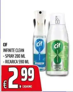 Coop Cif infinite clean offerta