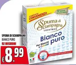 Coop Spuma di sciampagna lavatrice bianco puro offerta