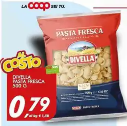 Coop Divella pasta fresca offerta