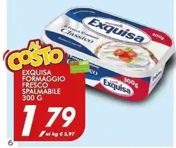 Coop Exquisa formaggio fresco spalmabile offerta