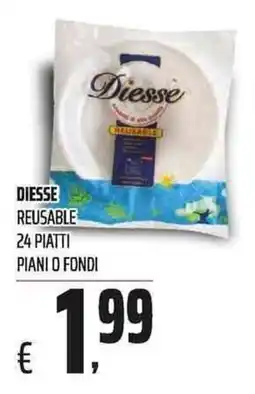 Coop Diesse reusable piatti offerta