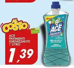 Coop Ace pavimenti igienizzante offerta