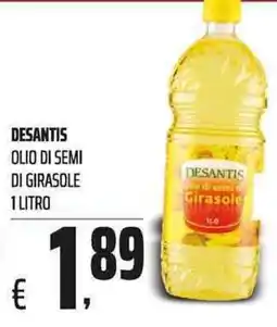 Coop Desantis olio di semi di girasole offerta