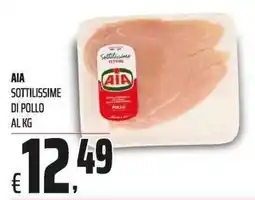 Coop Aia sottilissime di pollo offerta