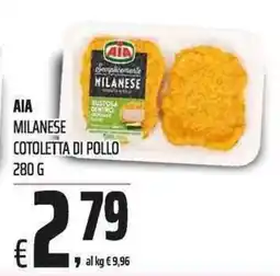 Coop AIA Milanese Cotoletta di pollo offerta