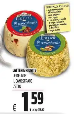 Coop Le Delizie Il Canestrato offerta