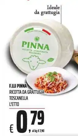 Coop F.LLI PINNA Ricotta da grattugia Toscanella offerta
