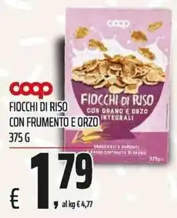 Coop Fiocchi di riso con frumento e orzo offerta