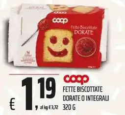 Coop Fette biscottate Coop offerta