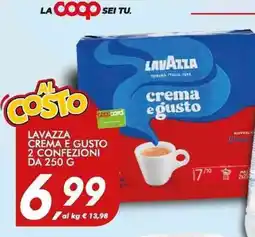 Coop Lavazza crema e gusto offerta