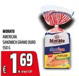Coop Morato American Sandwich Grano Duro offerta