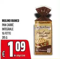 Coop Mulino Bianco Pan Carrè Integrale offerta