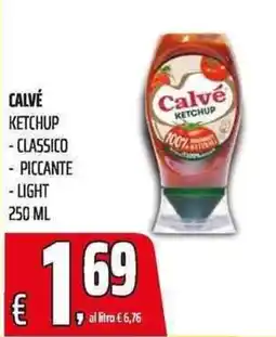 Coop Calvé ketchup offerta