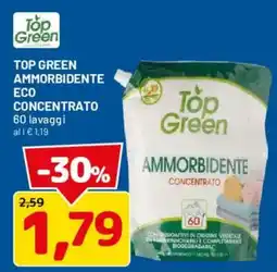 DPiù Top Green ammorbidente eco concentrato offerta