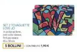 DPiù Tovagliette Love Jo offerta