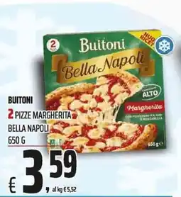 Coop Buitoni Pizze Margherita Bella Napoli offerta