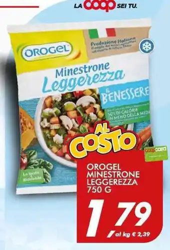 Coop Orogel minestrone leggerezza offerta