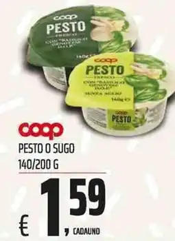 Coop Pesto coop offerta