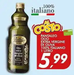 Coop Pantaleo olio extra vergine di oliva offerta
